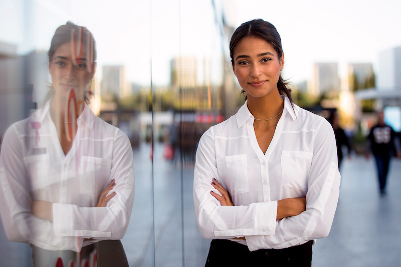 Young Latina Woman Headshot